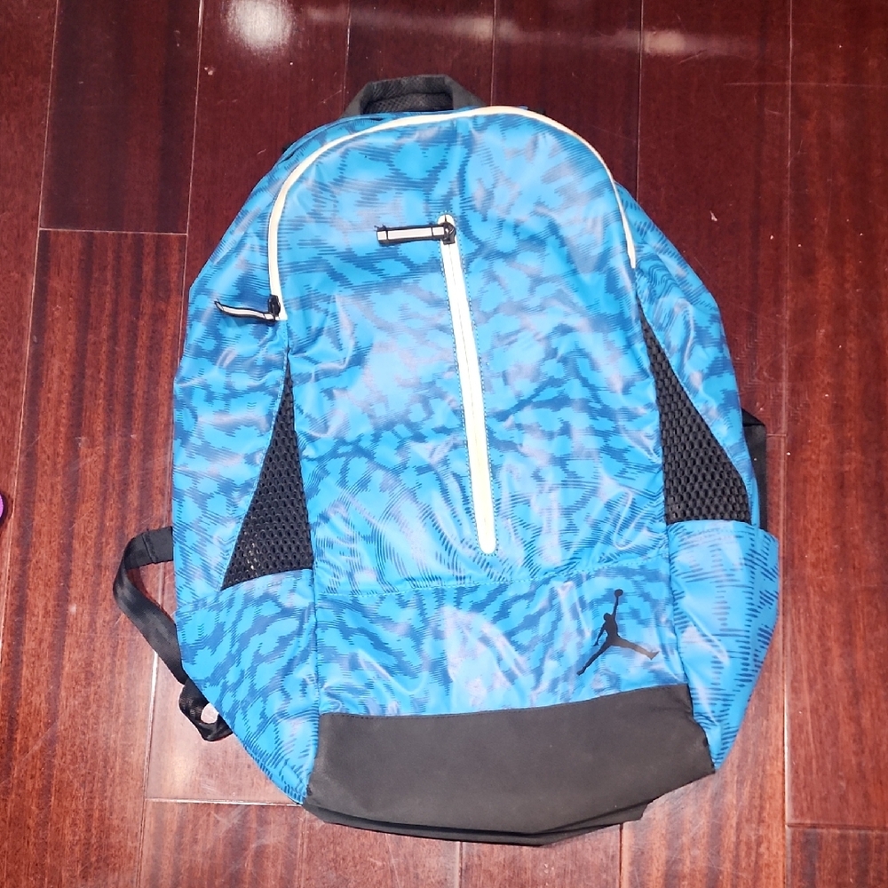 Blue Air Jordan Jumpman Laptop Duffel Backpack 21"